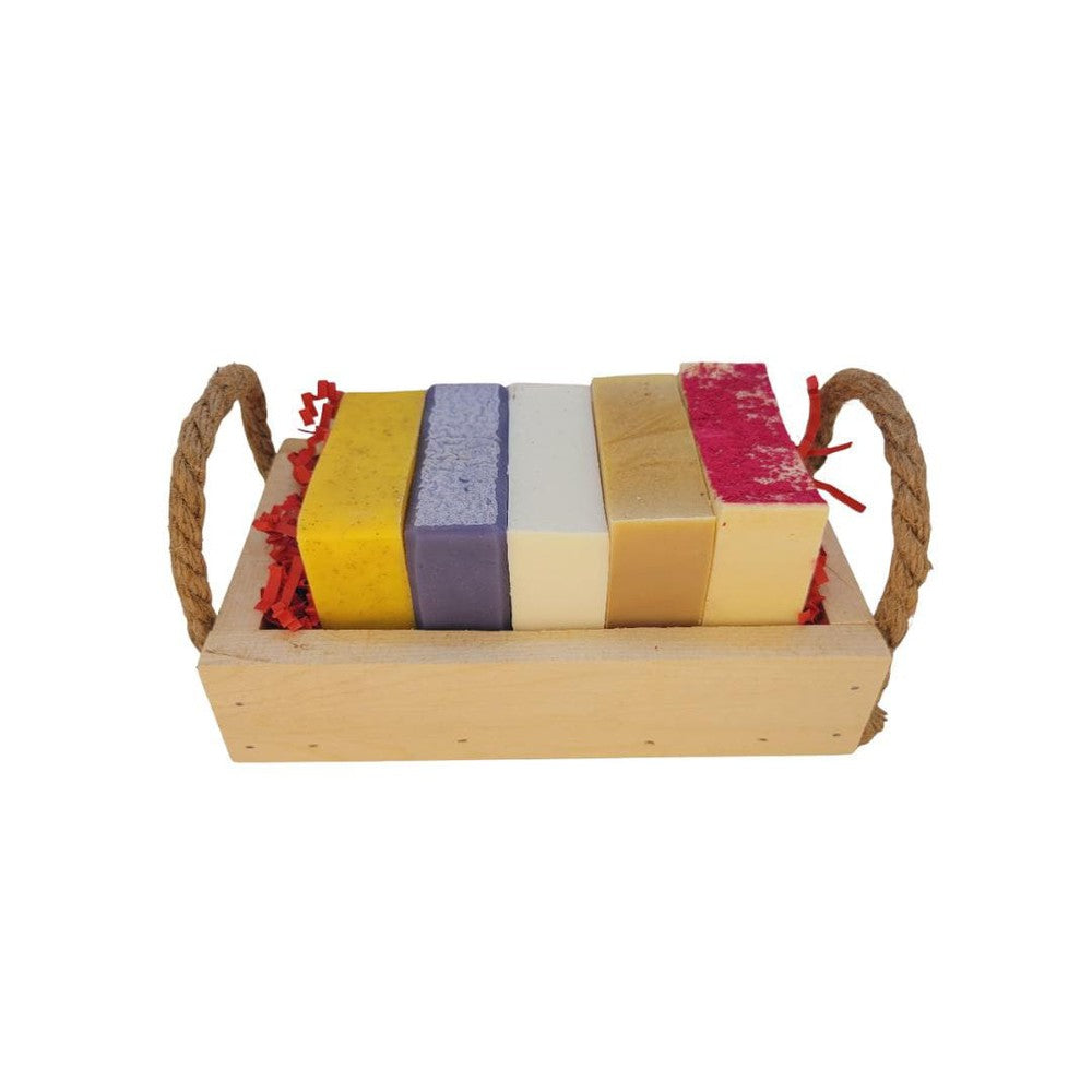 5 Piece Soap Sets With Custom Repurposed Beds - Steel & Saffron Bath Boutique Inc.