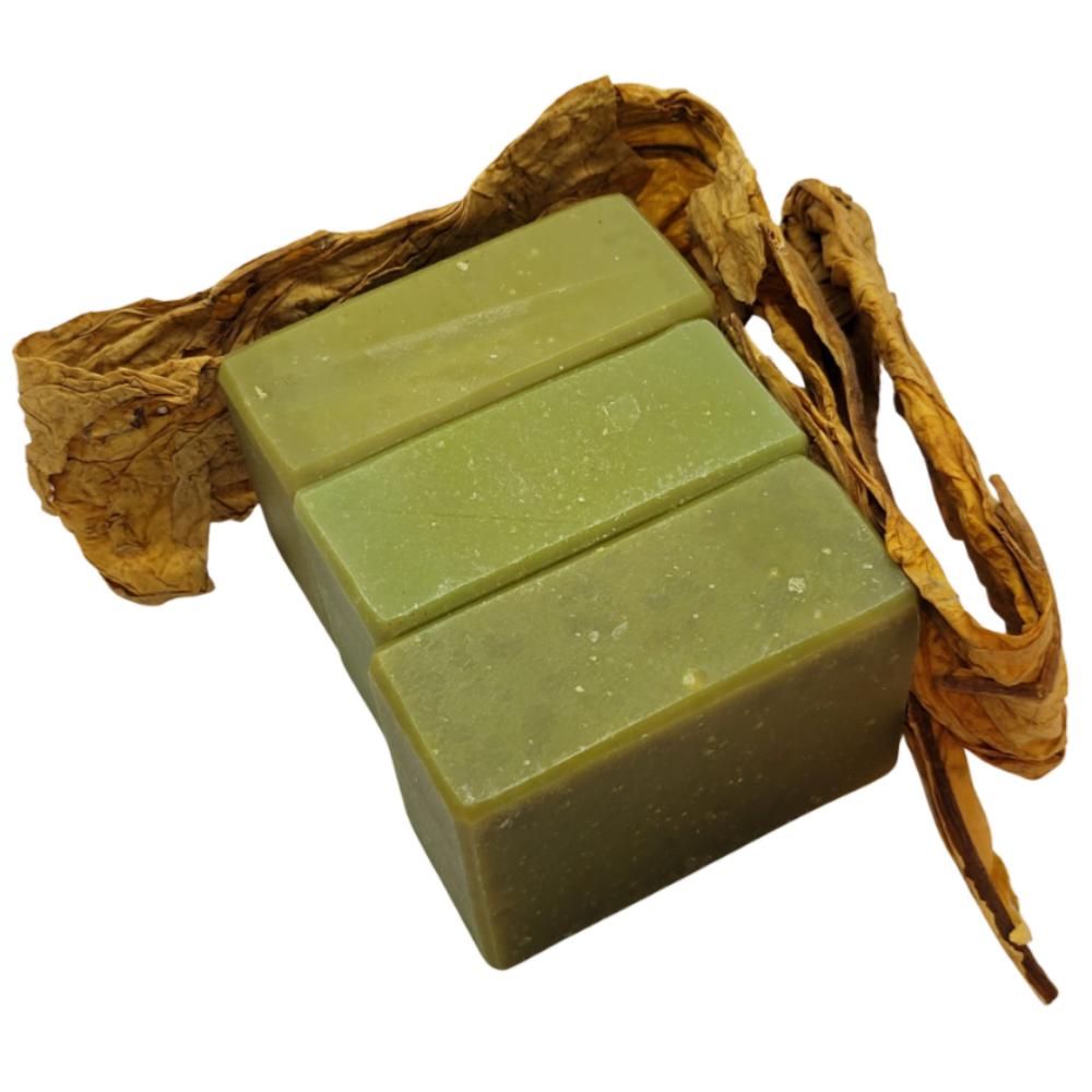 Shea Butter & Tobacco Leaf Soap - 3 Pack - Steel & Saffron Bath Boutique Inc.